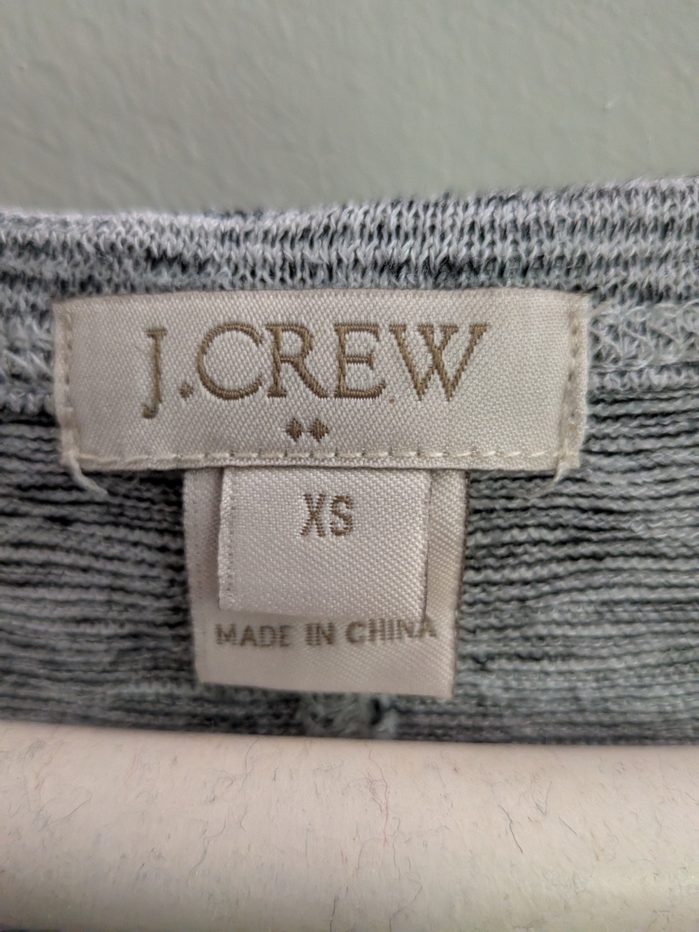 J. Crew XD Heather Gray Knit Shift Tank Dress Luxury Summer Travel Classic EUC - Picture 2 of 5
